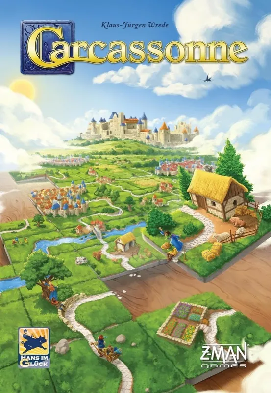 Carcassonne board game box cover