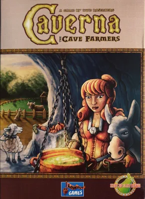 Caverna board game box cover