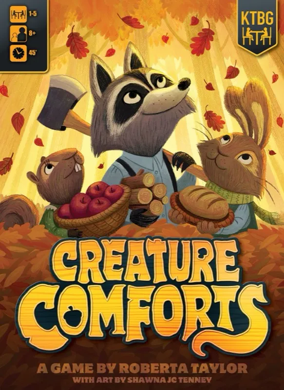 Creature Comforts board game box cover