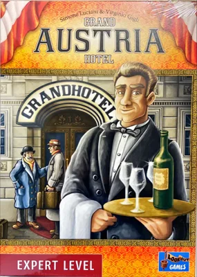Grand Austria Hotel board game box cover