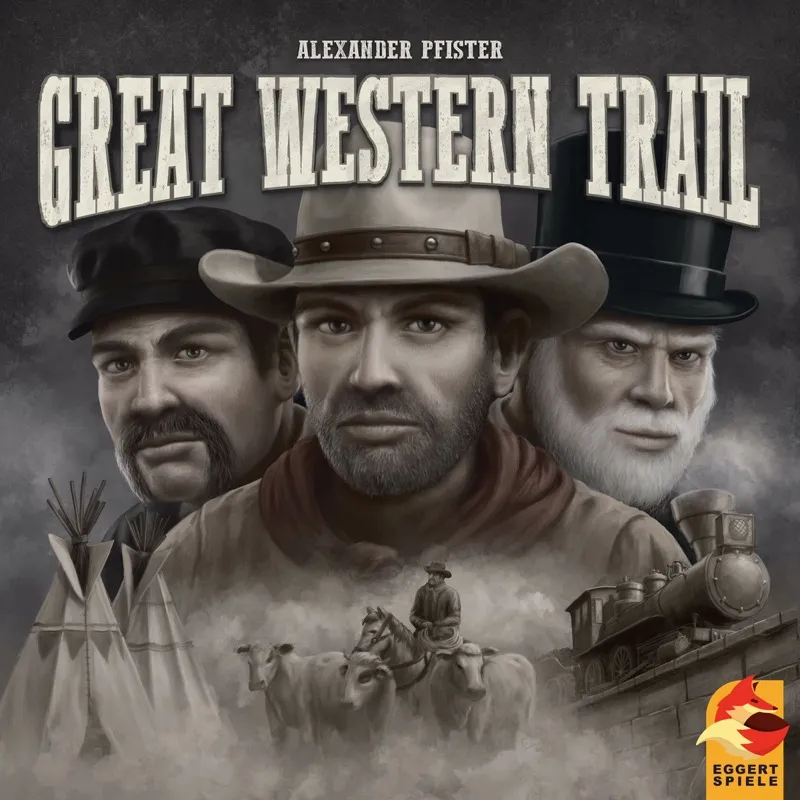 Great Western Trail board game box cover