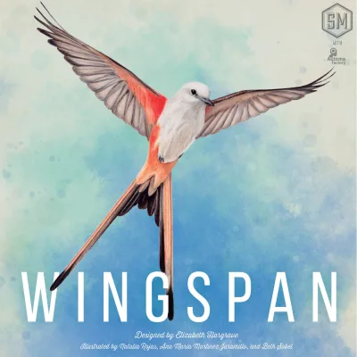 Wingspan board game box cover