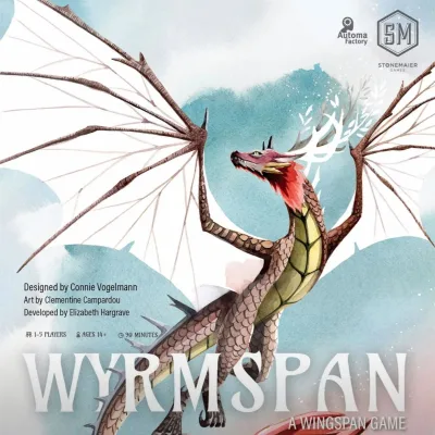 Wyrmspan board game box cover